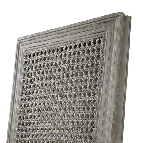 Artful Traditionalist Fauteuil with Fluted Leg Dining Side Chair