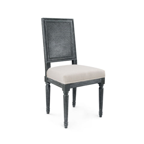 Artful Traditionalist Upholstered Fauteuil Dining Side Chair