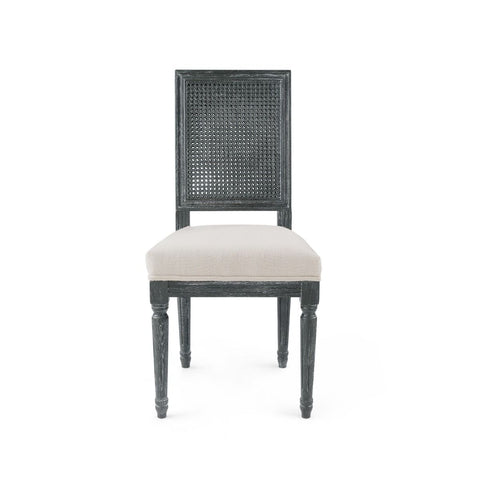 Artful Traditionalist Upholstered Fauteuil Dining Side Chair