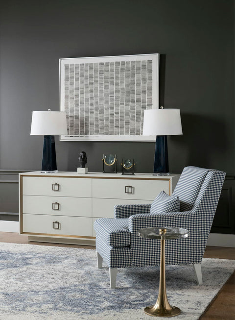 Ansel Contemporary Quiet Luxury Lacquered Accent Chest
