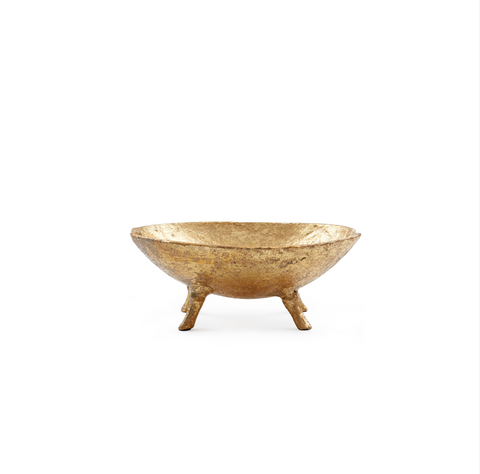 Decorating Essentials Minimalist Gold Leaf Decorative Bowl