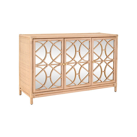 Aria Contemporary Rattan Buffet Cabinet