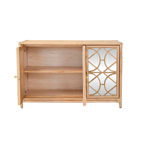 Aria Contemporary Rattan Buffet Cabinet