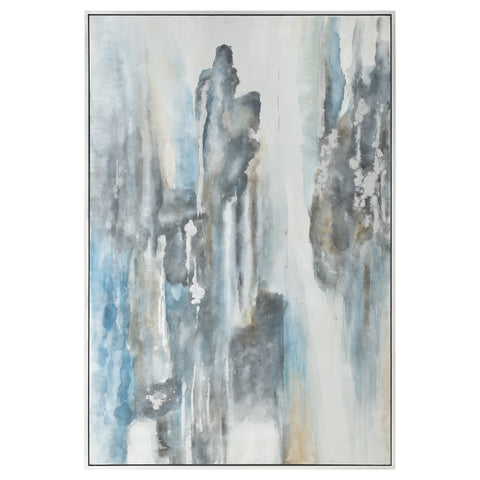 Celebrate Modern Art Hand Painted Abstract Rectangle Wall Art