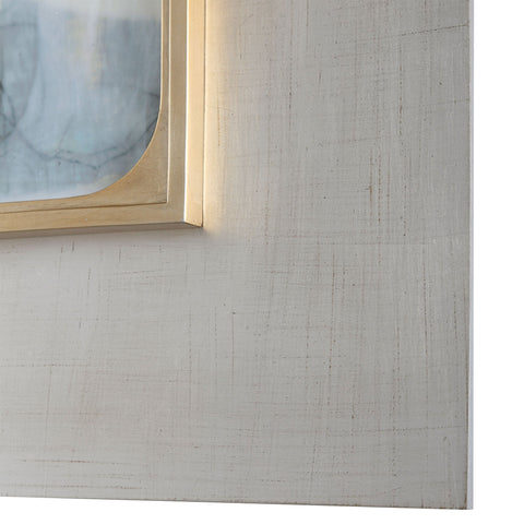 Uttermost Gilded Whimsy Abstract Prints Framed Rectangle Wall Art Set - Set of 2