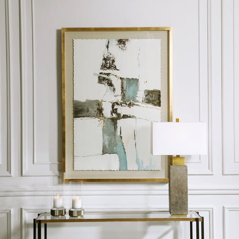 Crosswalk Abstract Art Modern Hand Painted Rectangle Wall Art