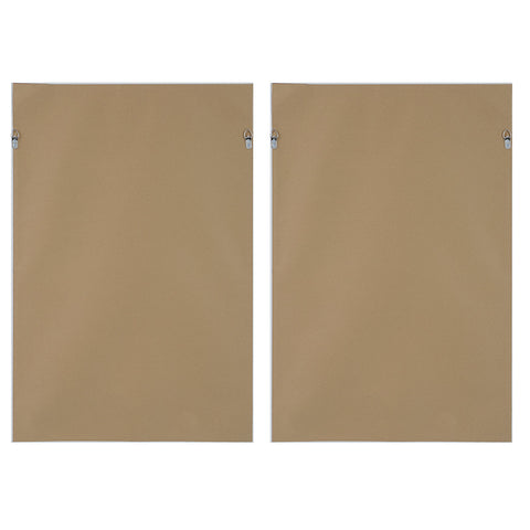 Uttermost Burgundy Interjection Abstract Matte Framed Print Set Wall Art - Set of 2