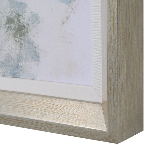 Uttermost Far Away View Modern Abstract Framed Print Wall Art - Set of 2