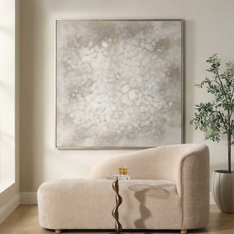 Out Of Focus Modern Abstract Hand Painted Square Wall Art