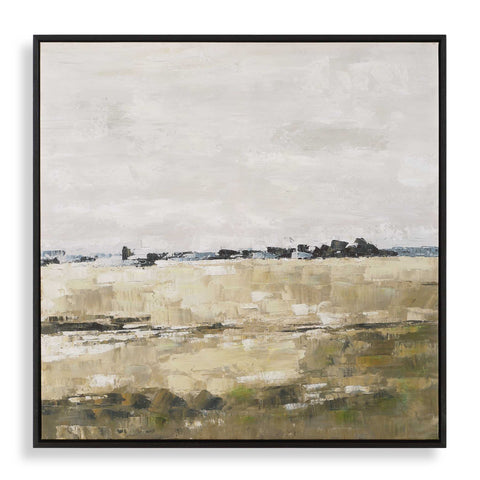 Fragment Hand Painted Landscape Modern Square Painting