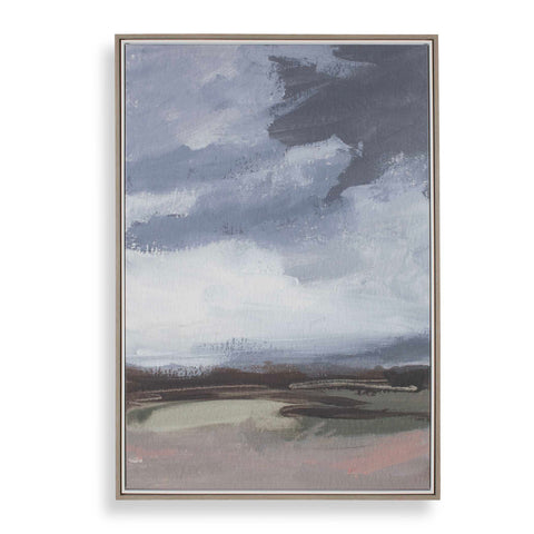 Bracing Framed Landscape Art Gallery Wrap Rectangle Wall Art