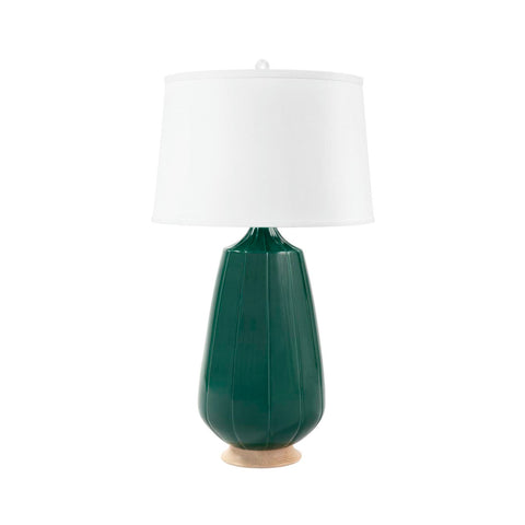 Aurora Elegant Fluted Column Accent Table Lamp