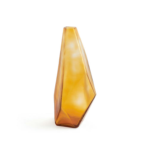 Decorating Essentials Asymmetrical Ombre Glass Art Vase