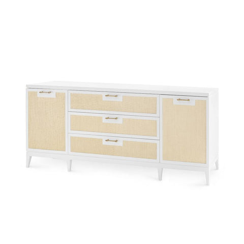 Astor Lacquered Two-tone Accent Cabinet Modern Style