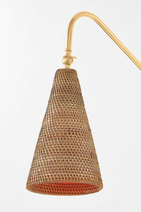 Averack Accent Gooseneck Sconce with Adjustable Head Wall Light