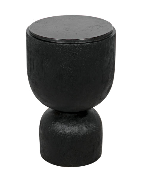 Minimalist Monolithic Cylinder Center Table Accent Table