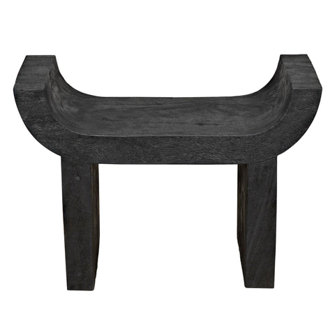Kazuo Artful Traditionalist Minimalist Accent Stool