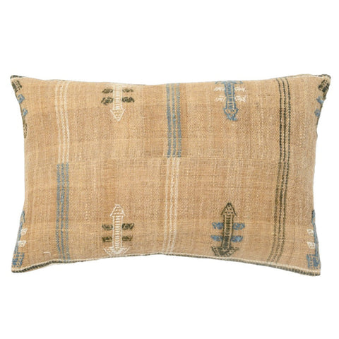 Filling Spaces Artful Traditionalist Handwoven Bohemian Lumbar Pillow - 18 x 18 - 20 x 20 - 22 x 22 - 24 x 24 - 26X 26 - 14 x 20 - 14 x 40 - 18 x 40 - 16 x 50