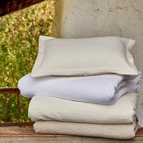 Organic Minimalist Solid Cotton Shams