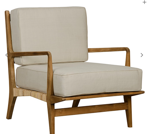 Allister Timeless Minimalist Mid Century Armchair