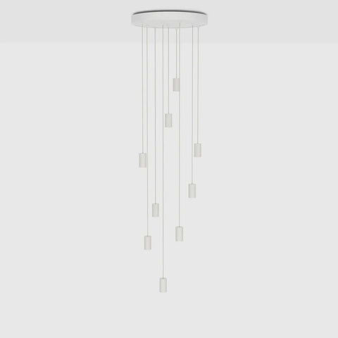 Alumina Ambient Tiered Minimalist Pendant Light