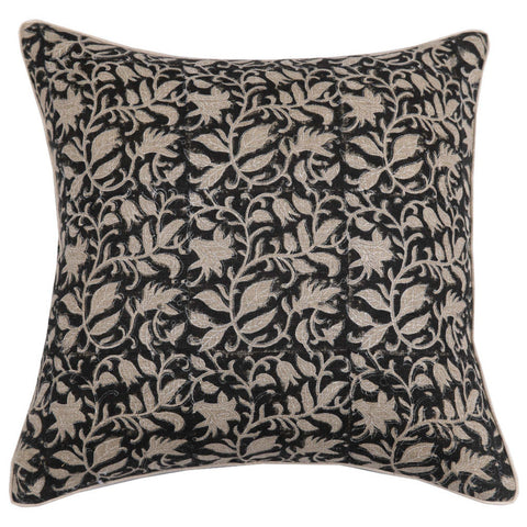 Filling Spaces Artful Traditionalist Organic Embroidery Accent Throw Pillow - 22 x 22 - 14 x 20 - 14 x 40