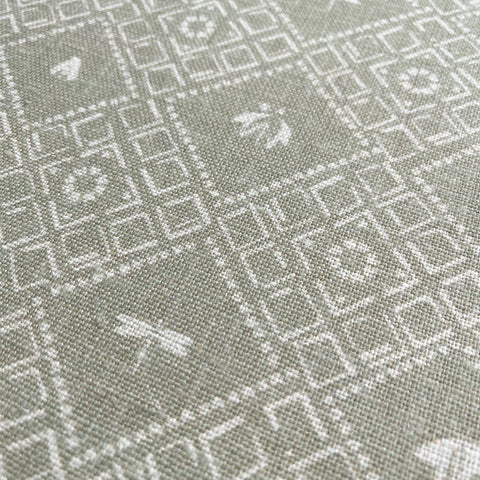 Americana Throw Pillow in Edamame