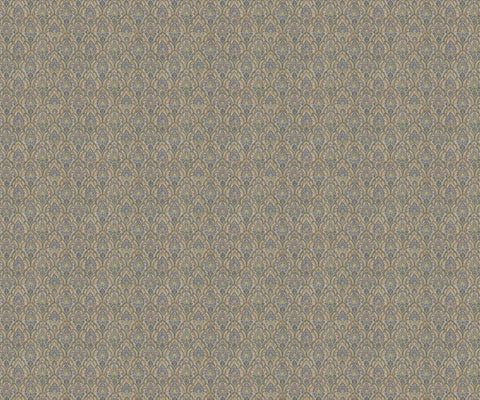 Geometric Designer Fabric in Antelope - 141cm