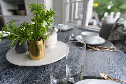 Worlds Away Timeless Minimalist Tulip Dining Table