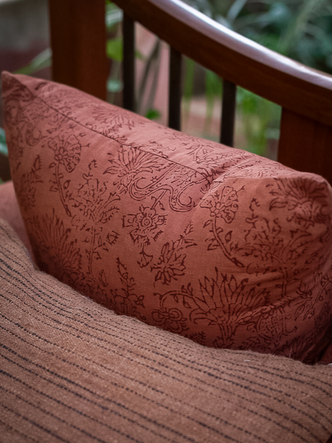 Powered by People Artful Traditionalist Bohemian Linen Pillow Cover - 20 x 20