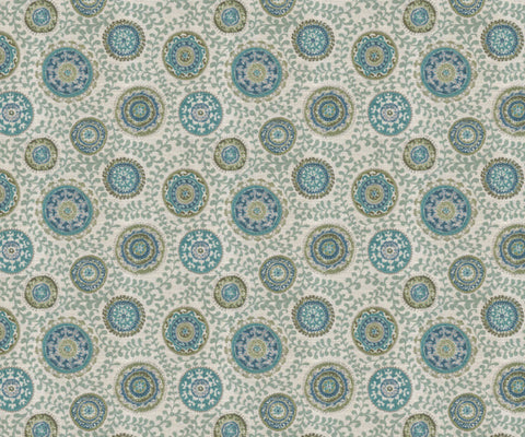 Geometric Designer Fabric in Autumn Glaze - 141cm