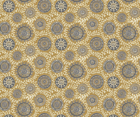 Geometric Designer Fabric in Autumn Glaze - 141cm