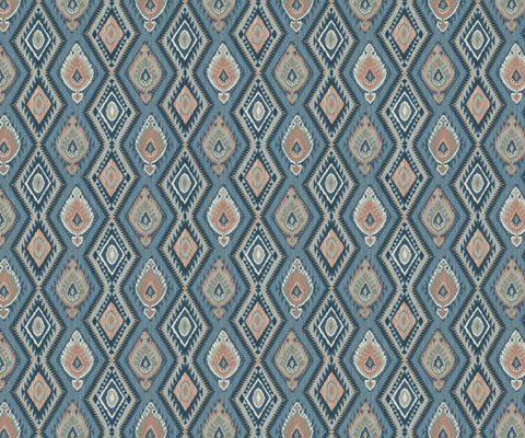 Geometric Ikat Fabric - 137cm
