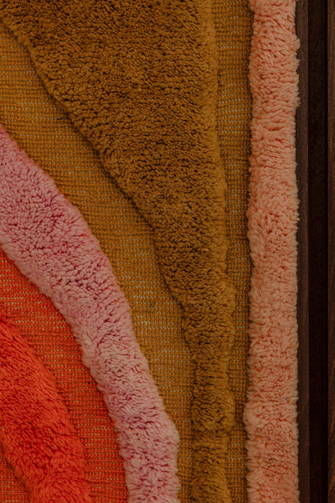 Wool Wall Weaving Mustard