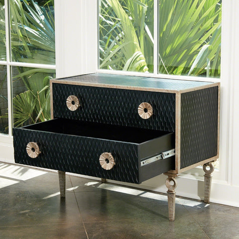 Accent Chest with Knob Handles Contemporary Design Chest