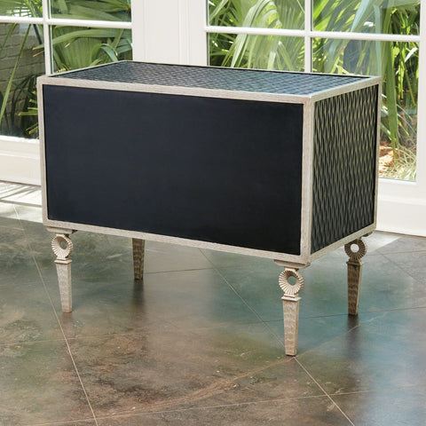 Accent Chest with Knob Handles Contemporary Design Chest