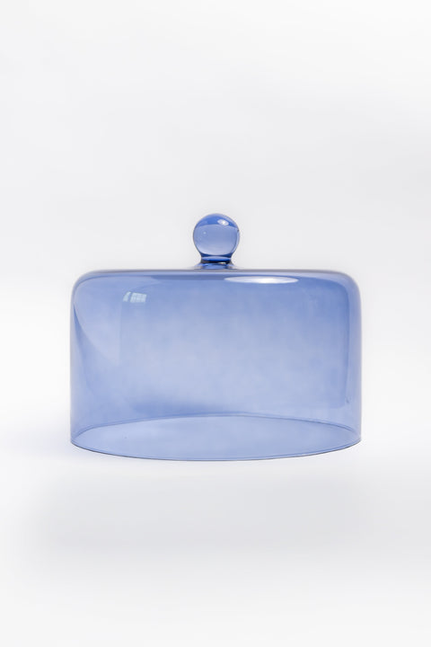 Estelle Cake Stand Dome - Cobalt Blue
