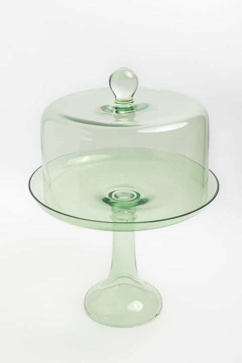 Estelle Cake Stand Dome - Mint Green