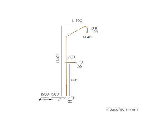 Austere-t Ambient Minimalist Conical Floor Lamp