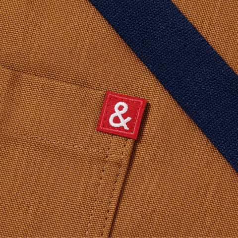 Bistro Solid Apron with Patch Pockets and Logo