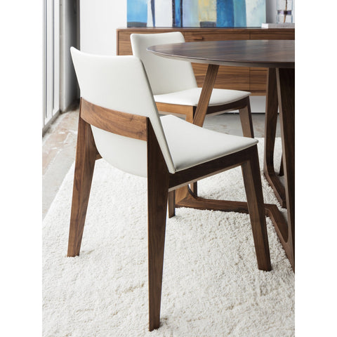 Timeless Minimalist Mid Century Armless Dining Side Chair
