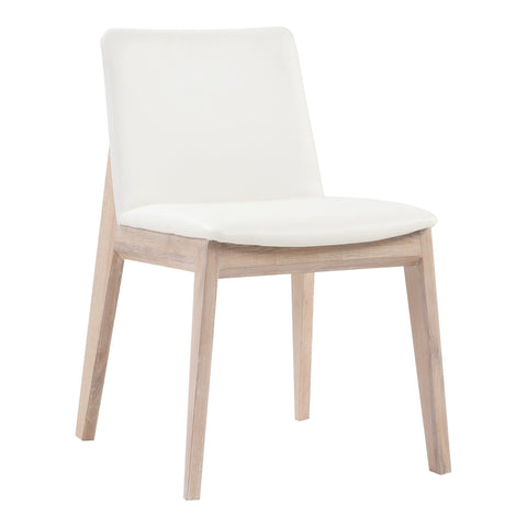Timeless Minimalist Parsons Oak Dining Side Chair