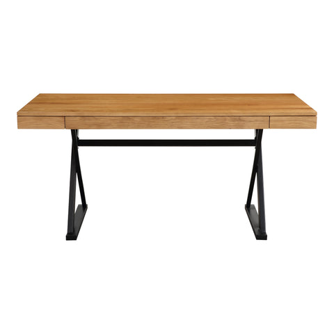 Contemporary Rectangle Desk with Bracket Foot Frame