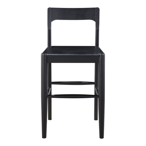 Owing Timeless Minimalist High Back Counter Stool