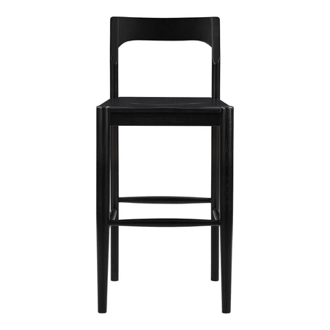Owing Timeless Minimalist High Back Ladder Bar Stool