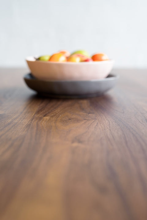 Fernweh Woodworking Minimalist Handcrafted Farm Dining Table with Splayed Legs - 72 W