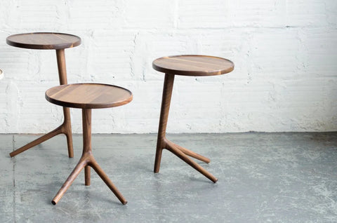 Timeless Minimalist Handcrafted Round Drink Table