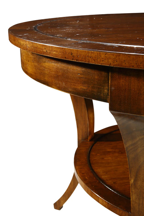 Bennett Timeless Minimalist Traditional Curved Center Table