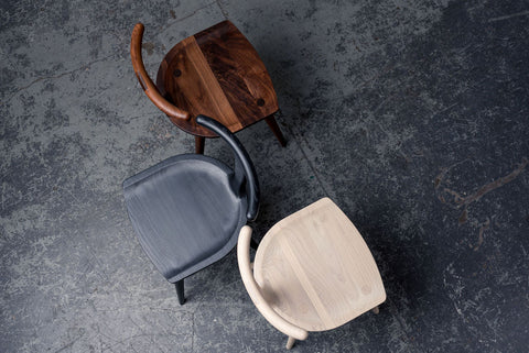 Oxbend Timeless Minimalist Armless Dining Side Chair