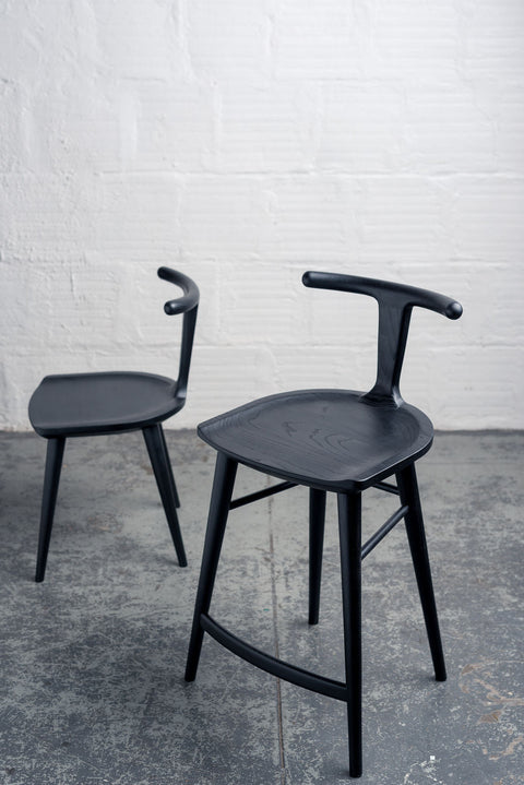 Oxbend Timeless Minimalist Armless Dining Side Chair